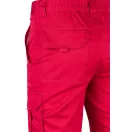 Pantaloni stretch cu buzunare multiple, Unisex, 2502E12549, Velilla, Bumbac, Poliester, Rosu, 54
