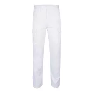   Pantaloni stretch cu buzunare multiple, Unisex, 2502E12442, Velilla, Bumbac, Poliester, Alb, 48