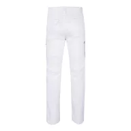  Pantaloni stretch cu buzunare multiple, Unisex, 2502E12443, Velilla, Bumbac, Poliester, Alb, 50