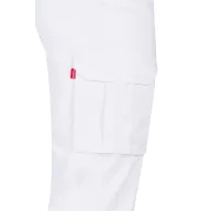   Pantaloni stretch cu buzunare multiple, Unisex, 2502E12443, Velilla, Bumbac, Poliester, Alb, 50