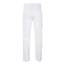 Pantaloni stretch cu buzunare multiple, Unisex, 2502E12444, Velilla, Bumbac, Poliester, Alb, 54
