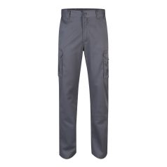   Pantaloni stretch cu buzunare multiple, Unisex, 2502E12505, Velilla, Bumbac, Poliester, Gri, 56