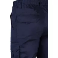   Pantaloni stretch cu buzunare multiple, Unisex, 2502E12458, Velilla, Bumbac, Poliester, Albastru marin, 50