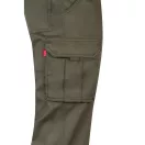 Pantaloni stretch cu buzunare multiple, Unisex, 2502E12557, Velilla, Bumbac, Poliester, Verde armata, 38