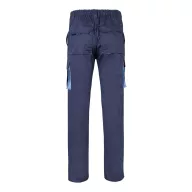   Pantaloni de twill cu buzunare multiple in doua tonuri, Unisex, 2502E12034, Velilla, Bumbac, Poliester, Albastru, 34