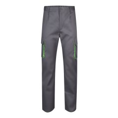   Pantaloni de twill cu buzunare multiple in doua tonuri, Unisex, 2502E12119, Velilla, Bumbac, Poliester, Gri, 42