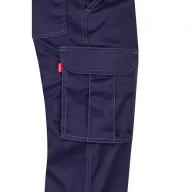   Pantaloni stretch cu buzunare multiple, Unisex, 2502E13018, Velilla, Bumbac, Poliester, Albastru, 38