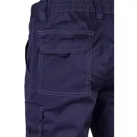   Pantaloni stretch cu buzunare multiple, Unisex, 2502E13018, Velilla, Bumbac, Poliester, Albastru, 38