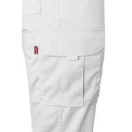   Pantaloni stretch cu buzunare multiple, Unisex, 2502E12992, Velilla, Bumbac, Poliester, Alb, 38