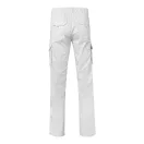 Pantaloni stretch cu buzunare multiple, Unisex, 2502E12999, Velilla, Bumbac, Poliester, Alb, 54