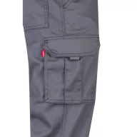   Pantaloni stretch cu buzunare multiple, Unisex, 2502E13032, Velilla, Bumbac, Poliester, Gri, 40