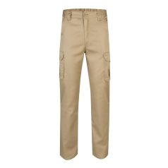   Pantaloni stretch cu buzunare multiple, Unisex, 2502E13051, Velilla, Bumbac, Poliester, Natur deschis, 54