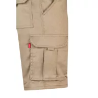   Pantaloni scurti elastici cu mai multe buzunare, Unisex, 2502E11904, Velilla, Bumbac, Poliester, Natur deschis, 56