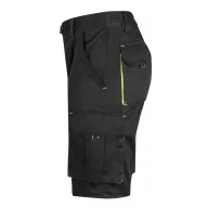   Pantaloni scurti elastici cu buzunare multiple in doua tonuri, Unisex, 2502E11988, Velilla, Bumbac, Poliester, Negru, 50