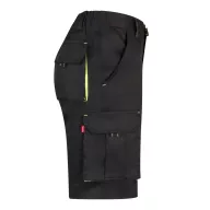   Pantaloni scurti elastici cu buzunare multiple in doua tonuri, Unisex, 2502E11992, Velilla, Bumbac, Poliester, Negru, 56