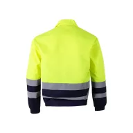  Jacheta din twill bicolor, Unisex, 2502E12809, Velilla, Poliester, Bumbac, Albastru, 5XL
