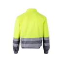 Jacheta din twill bicolor, Unisex, 2502E12811, Velilla, Poliester, Bumbac, Gri, 4XL