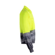   Jacheta din twill bicolor, Unisex, 2502E12811, Velilla, Poliester, Bumbac, Gri, 4XL