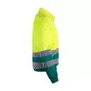 Jacheta din twill bicolor, Unisex, 2502E12813, Velilla, Poliester, Bumbac, Verde, 4XL