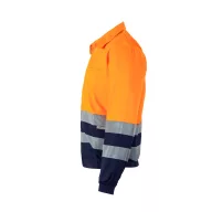   Jacheta din twill bicolor, Unisex, 2502E12808, Velilla, Poliester, Bumbac, Albastru, 4XL