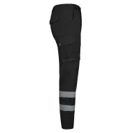   Pantaloni extensibili cu mai multe buzunare, Unisex, 2502E11383, Velilla, Bumbac, Poliester, Negru, 34