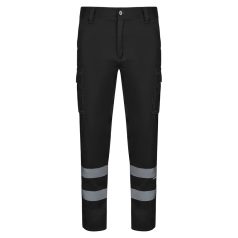   Pantaloni extensibili cu mai multe buzunare, Unisex, 2502E11392, Velilla, Bumbac, Poliester, Negru, 54