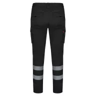   Pantaloni extensibili cu mai multe buzunare, Unisex, 2502E11393, Velilla, Bumbac, Poliester, Negru, 56