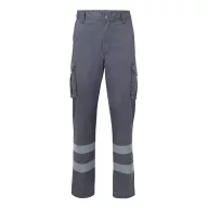  Pantaloni extensibili cu mai multe buzunare, Unisex, 2502E11376, Velilla, Bumbac, Poliester, Gri, 46
