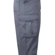   Pantaloni extensibili cu mai multe buzunare, Unisex, 2502E11380, Velilla, Bumbac, Poliester, Gri, 56