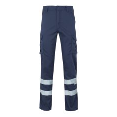   Pantaloni extensibili cu mai multe buzunare, Unisex, 2502E11360, Velilla, Bumbac, Poliester, Albastru marin, 40