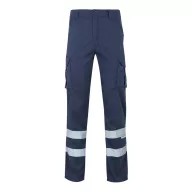   Pantaloni extensibili cu mai multe buzunare, Unisex, 2502E11361, Velilla, Bumbac, Poliester, Albastru marin, 42
