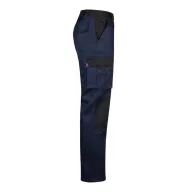   Pantaloni din twill cu buzunare multiple in doua tonuri, Unisex, 2502E12943, Velilla, Poliester, Bumbac, Albastru, 36