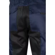   Pantaloni din twill cu buzunare multiple in doua tonuri, Unisex, 2502E12943, Velilla, Poliester, Bumbac, Albastru, 36