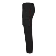   Pantaloni extensibili cu buzunare multiple, in doua tonuri, Unisex, 2502E11689, Velilla, Bumbac, Poliester, Negru, 56