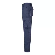   Pantaloni extensibili cu buzunare multiple, in doua tonuri, Unisex, 2502E11570, Velilla, Bumbac, Poliester, Albastru, 60