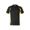 Tricou tehnic bicolor, Unisex, 2502E13324, Velilla, Poliester, Bumbac, Negru, 2XL