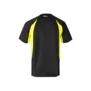 Tricou tehnic bicolor, Unisex, 2502E13329, Velilla, Poliester, Bumbac, Negru, 3XL