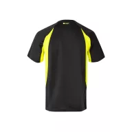   Tricou tehnic bicolor, Unisex, 2502E13329, Velilla, Poliester, Bumbac, Negru, 3XL