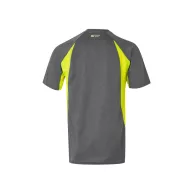   Tricou tehnic bicolor, Unisex, 2502E13300, Velilla, Poliester, Bumbac, Gri, 2XL