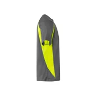   Tricou tehnic bicolor, Unisex, 2502E13308, Velilla, Poliester, Bumbac, Gri, L