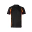 Tricou tehnic bicolor, Unisex, 2502E13330, Velilla, Poliester, Bumbac, Negru, 3XL