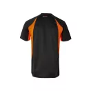 Tricou tehnic bicolor, Unisex, 2502E13335, Velilla, Poliester, Bumbac, Negru, L