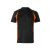 Tricou tehnic bicolor, Unisex, 2502E13345, Velilla, Poliester, Bumbac, Negru, S