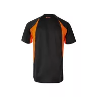   Tricou tehnic bicolor, Unisex, 2502E13345, Velilla, Poliester, Bumbac, Negru, S
