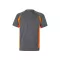 Tricou tehnic bicolor, Unisex, 2502E13301, Velilla, Poliester, Bumbac, Gri, 2XL