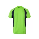Tricou tehnic bicolor, Unisex, 2502E13361, Velilla, Poliester, Bumbac, Verde, 3XL