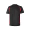 Tricou tehnic bicolor, Unisex, 2502E13332, Velilla, Poliester, Bumbac, Negru, 3XL