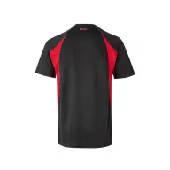   Tricou tehnic bicolor, Unisex, 2502E13332, Velilla, Poliester, Bumbac, Negru, 3XL