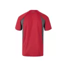 Tricou tehnic bicolor, Unisex, 2502E13358, Velilla, Poliester, Bumbac, Rosu, S