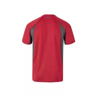   Tricou tehnic bicolor, Unisex, 2502E13359, Velilla, Poliester, Bumbac, Rosu, XL